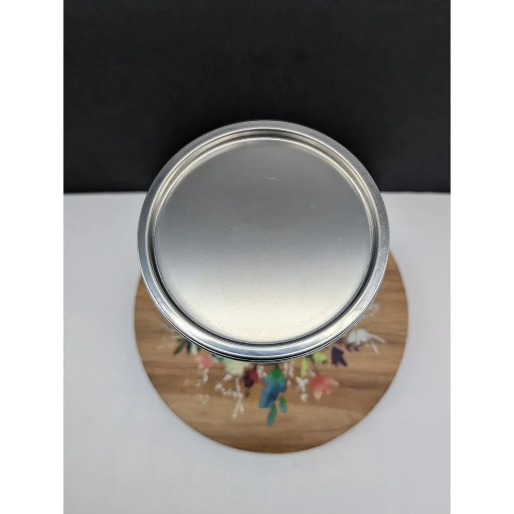 Bath & Body Works Silver Swirling Glitter LightUp Pedestal 3 Wick Candle Holder - Picture 5 of 7